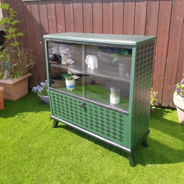 Bookcase - Display Cabinet- Sliding Glass Doors