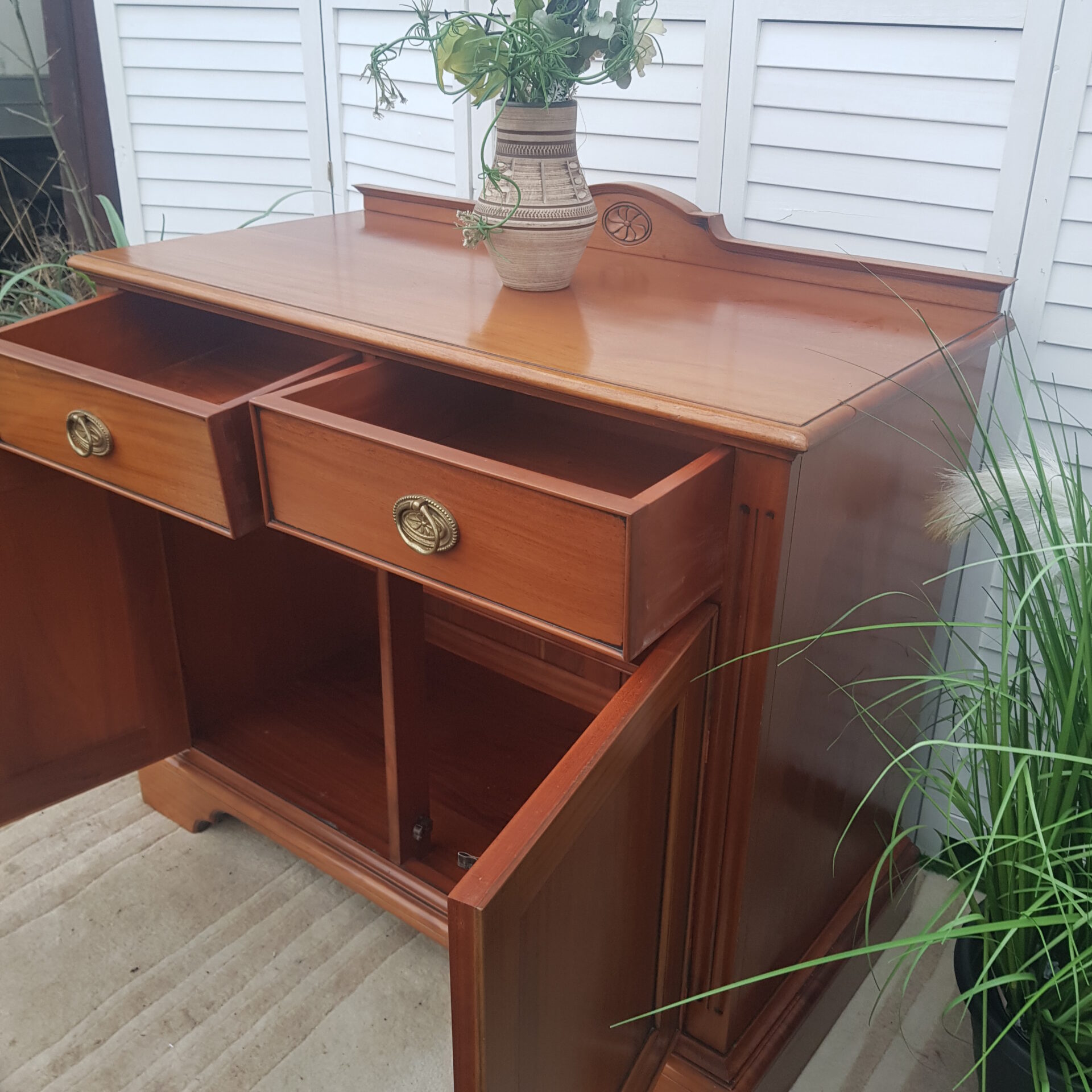 Sideboard - Victorian Style - Cherrywood Sideboard - Victorian Style - Cherrywood