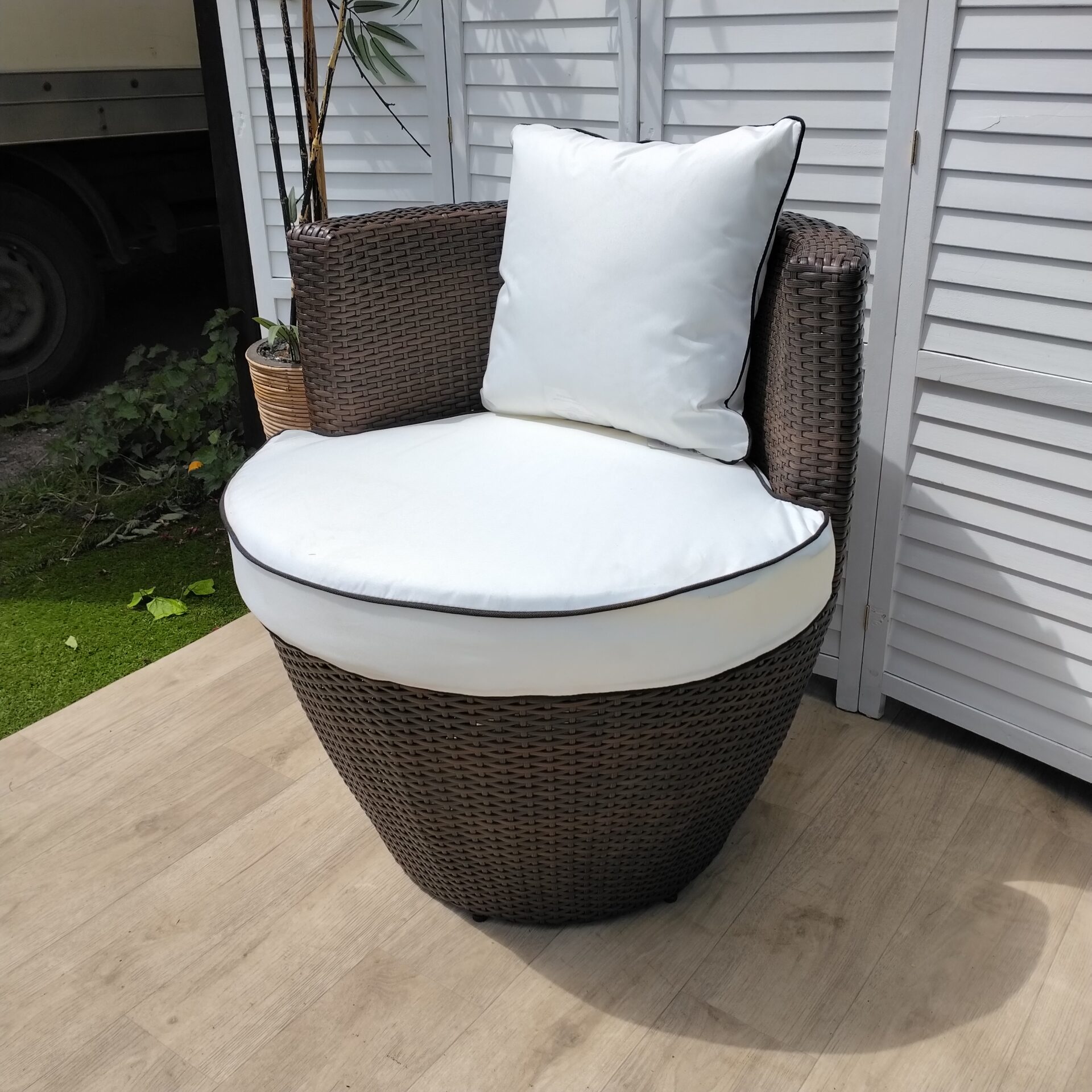 Garden Chair - Rattan Direct + Cushions - Circular Garden Chair - Rattan Direct + Cushions - Circular