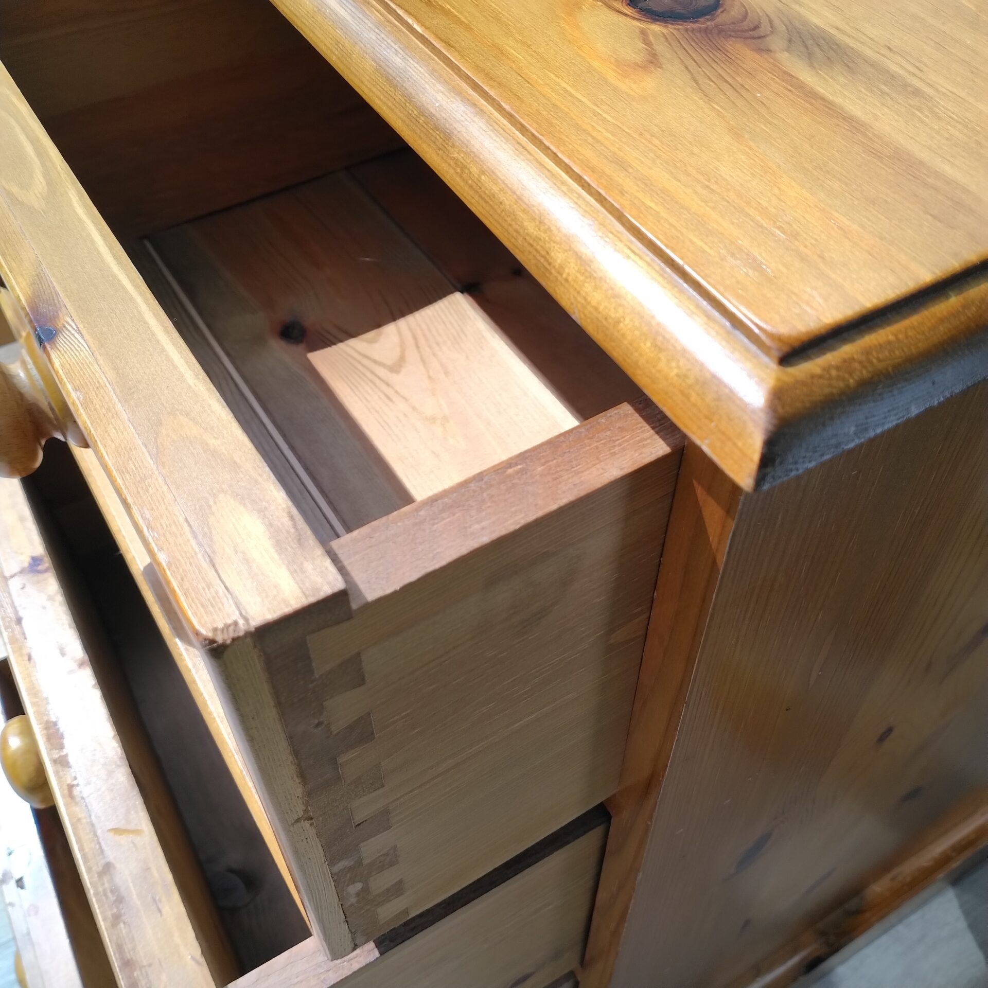 Dressing Table - Desk - Rustic Pine - Twin Pedestal Dressing Table - Desk - Rustic Pine - Twin Pedestal