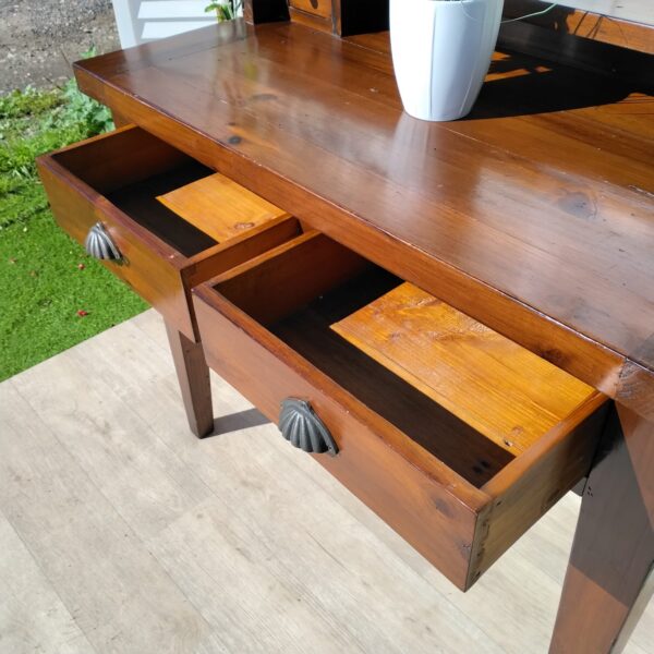 Desk - Stained Pine- Modern - Rustic