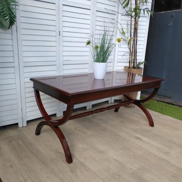 Coffee Table - X Frame Scissor Base