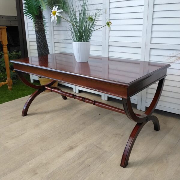 Coffee Table - X Frame Scissor Base