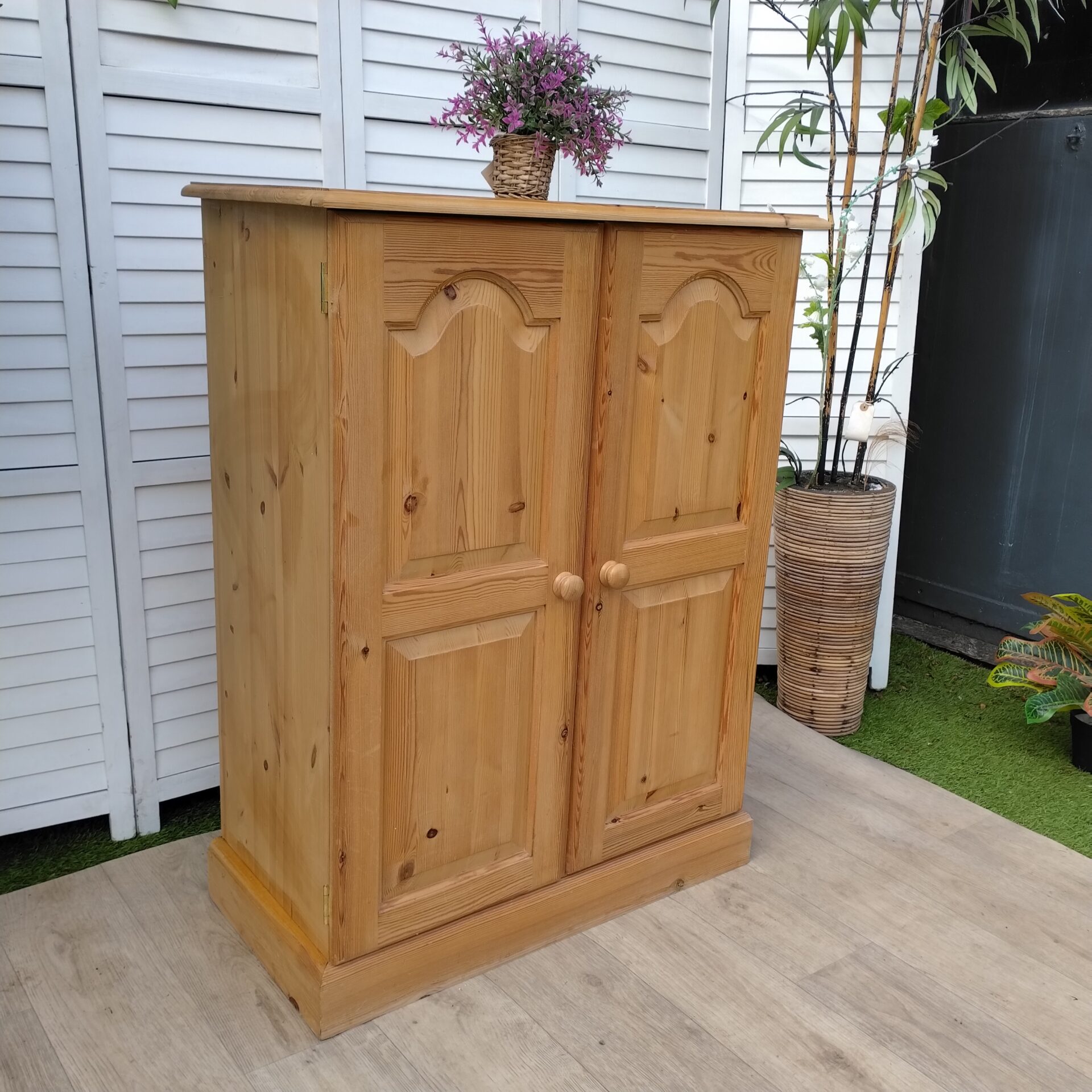 Cabinet - Cupboard - Rustic Pine - Modern x Two Cabinet - Cupboard - Rustic Pine - Modern x Two