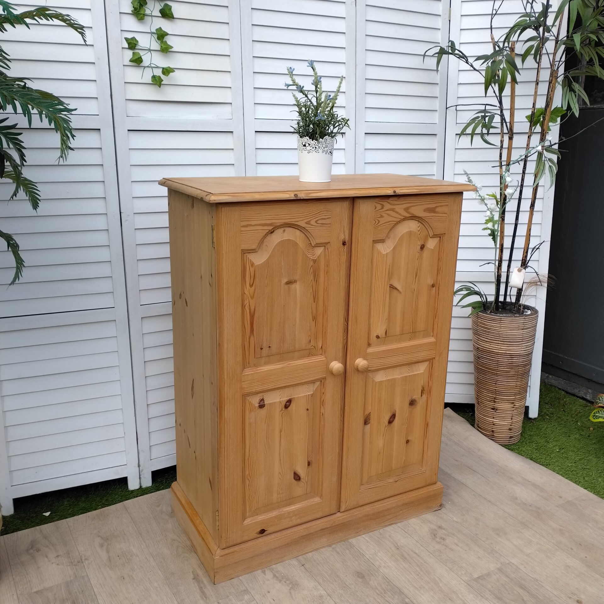 Cabinet - Cupboard - Rustic Pine - Modern x Two Cabinet - Cupboard - Rustic Pine - Modern x Two