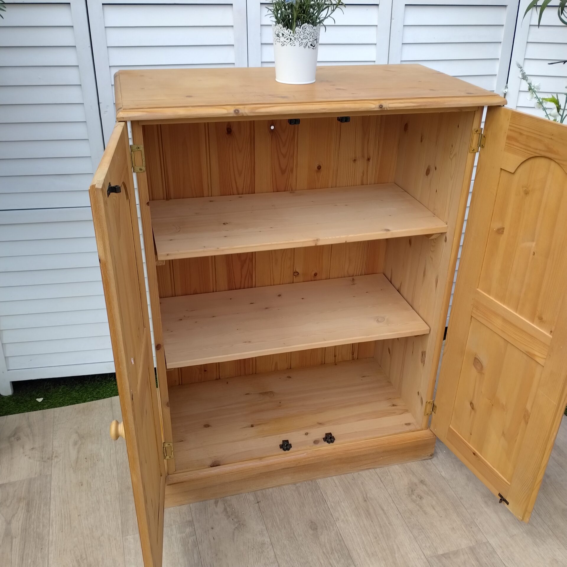 Cabinet - Cupboard - Rustic Pine - Modern x Two Cabinet - Cupboard - Rustic Pine - Modern x Two