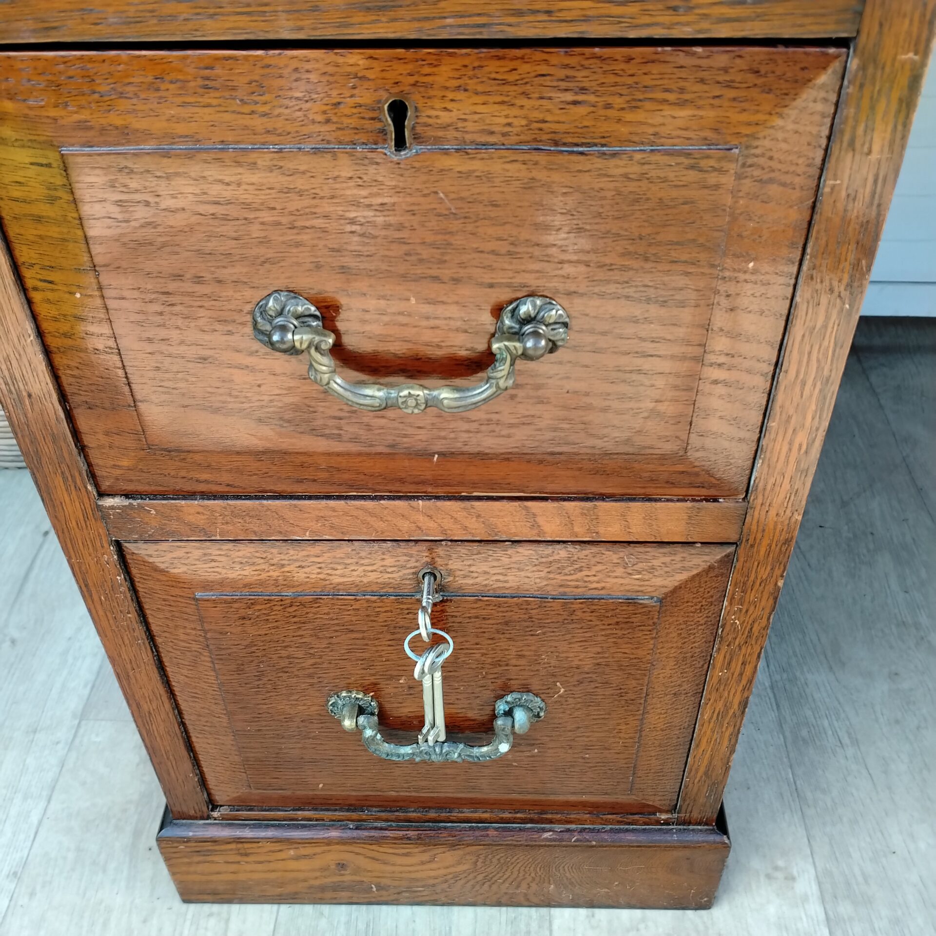 Desk - Twin Pedestal - Small Desk - Twin Pedestal - Small