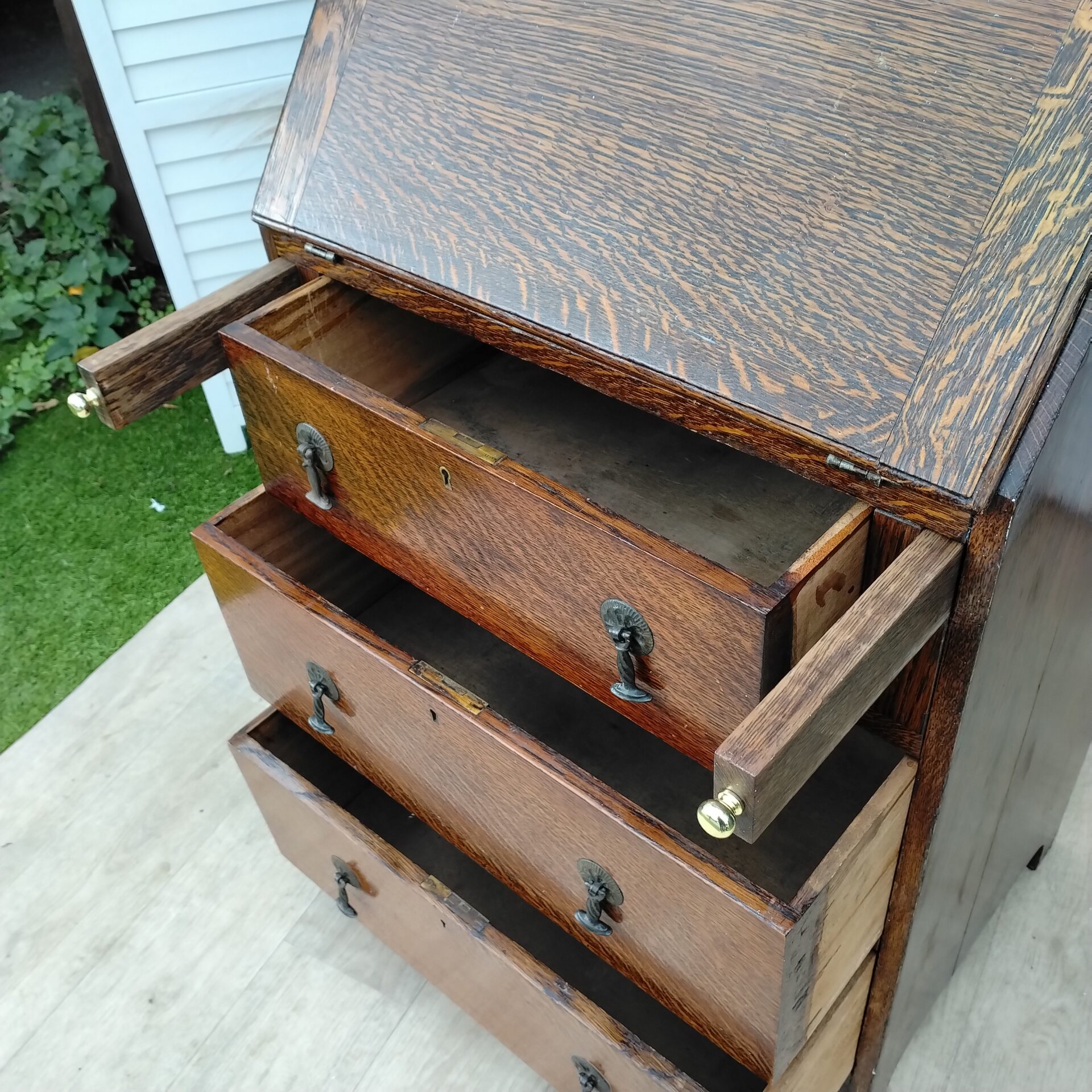 Bureau Bookcase - Vintage - Small Bureau Bookcase - Vintage - Small