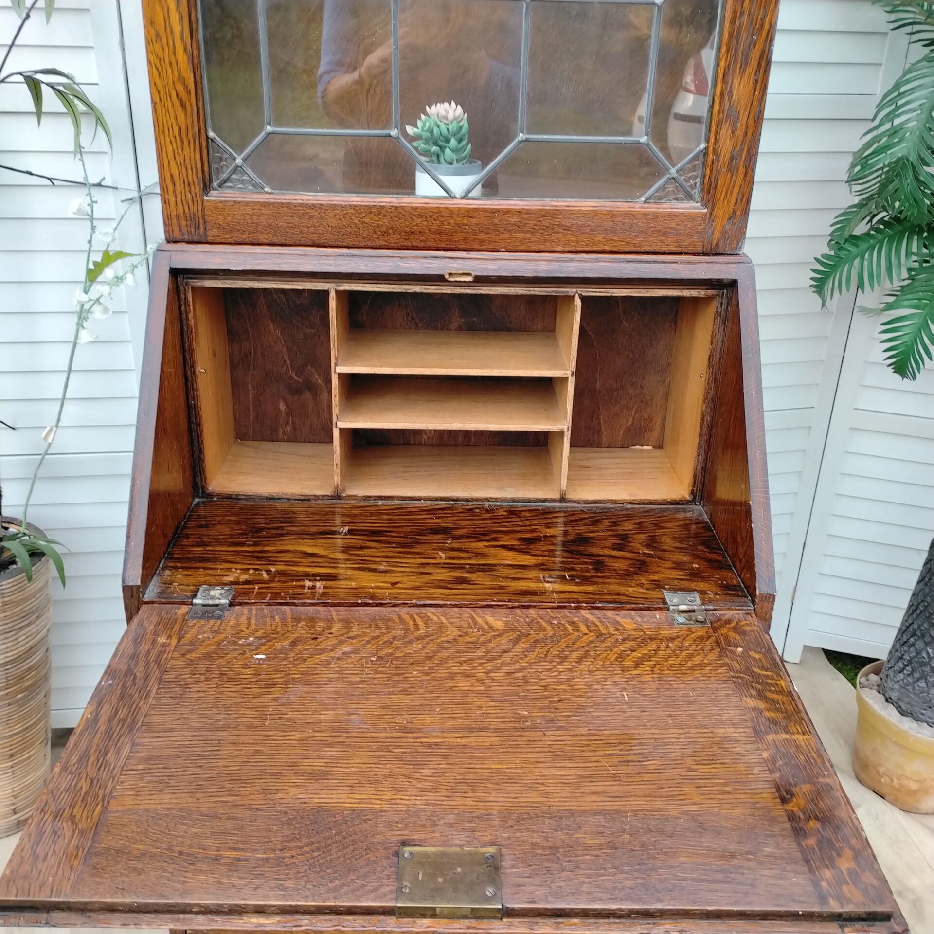 Bureau Bookcase - Vintage - Small Bureau Bookcase - Vintage - Small