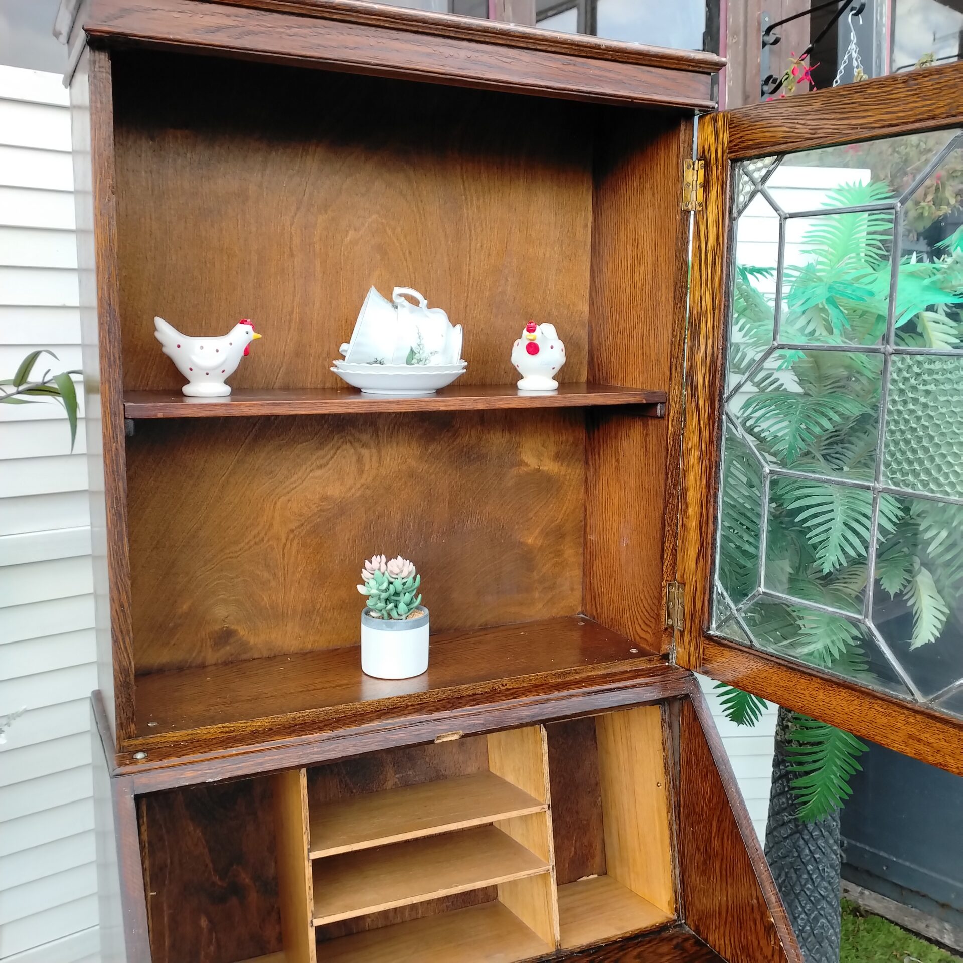 Bureau Bookcase - Vintage - Small Bureau Bookcase - Vintage - Small